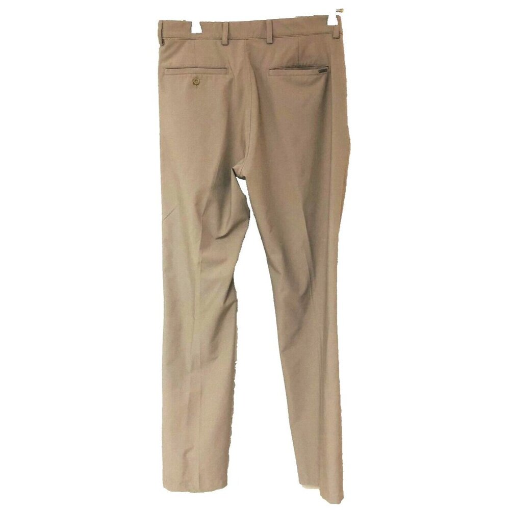 Greg Norman Beige ML75 Microlux Pants Men 34 x 34 Moisture Wrinkle Resistant - Picture 2 of 7